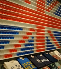 Union Jack Vodka Shot Wall